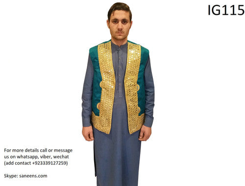 Afghan Mirror Work Vest