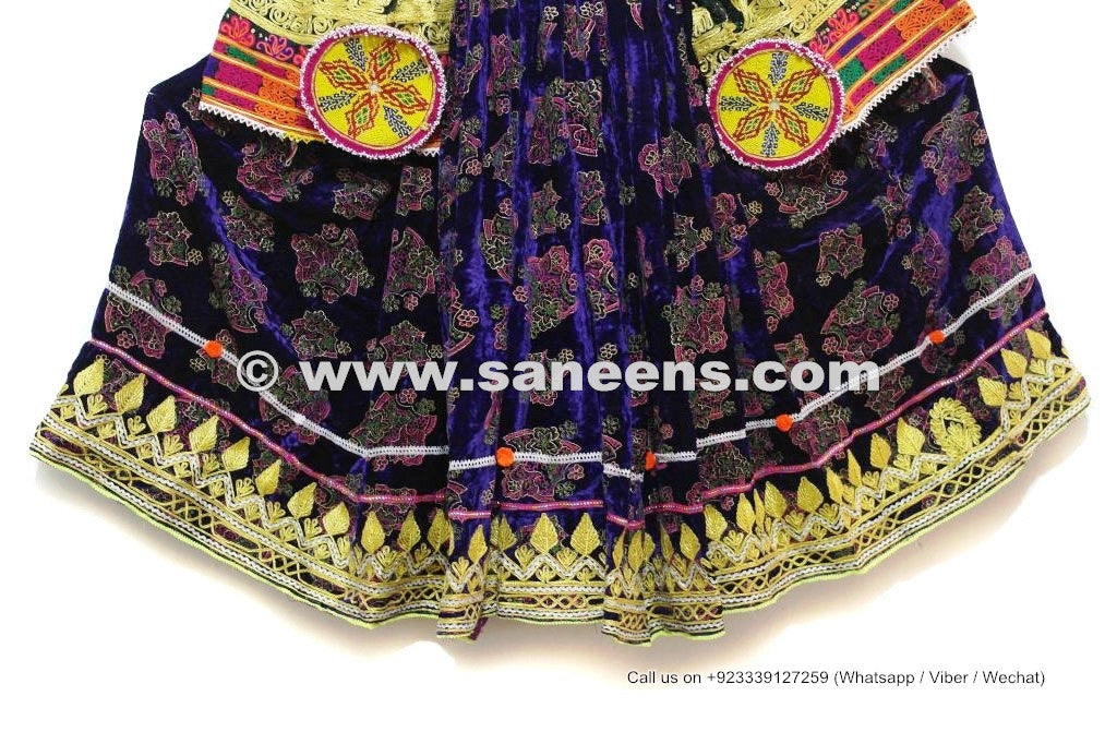 Tribal Fashion Vintage Frock Afghani Women Long Dress Asian Ethnic Garments