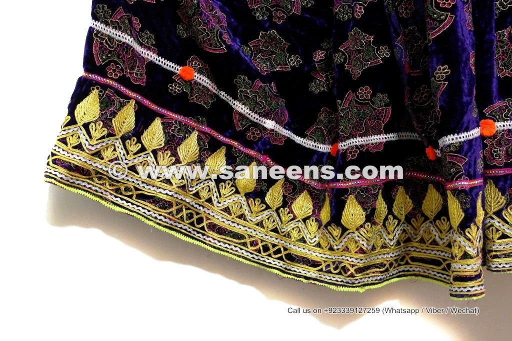 Tribal Fashion Vintage Frock Afghani Women Long Dress Asian Ethnic Garments
