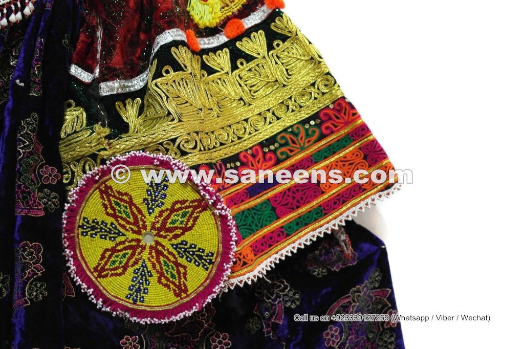 Tribal Fashion Vintage Frock Afghani Women Long Dress Asian Ethnic Garments
