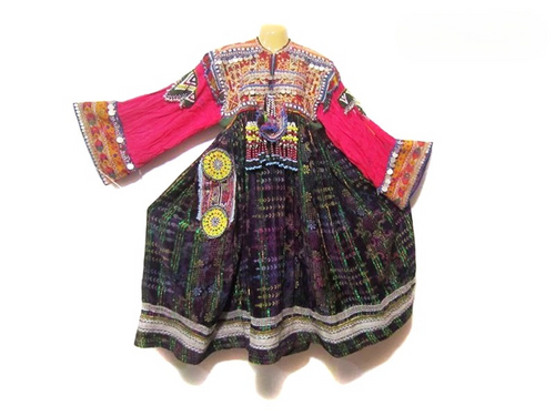 Afghan Vintage Purple Dress