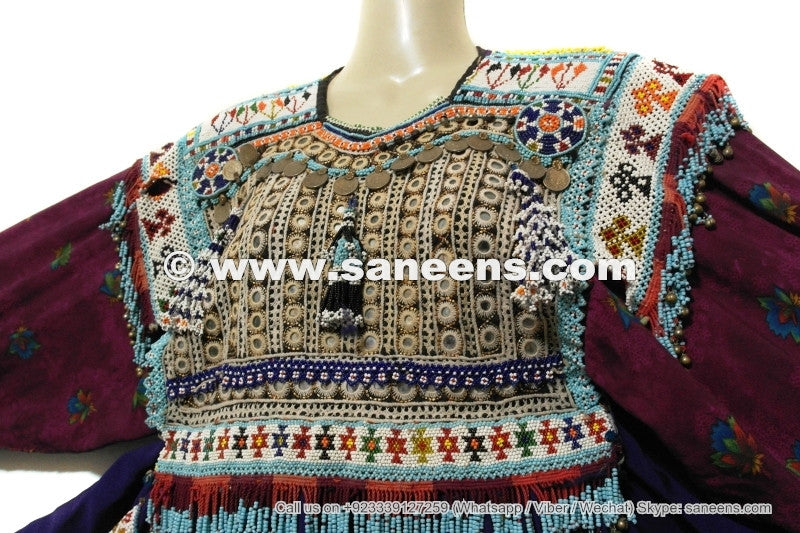 handmade muslim pashtun tribal vintage frocks dresses