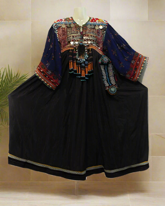 afghan kuchi coins dress