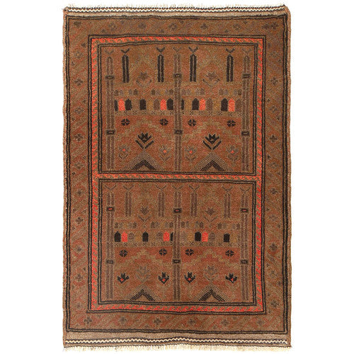 Exquisite Afghan Overdyed Rug Where Tradition Meets Style
