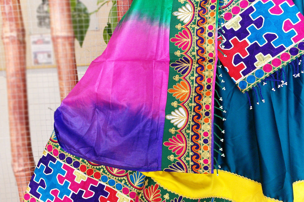 mirrors work afghani dress