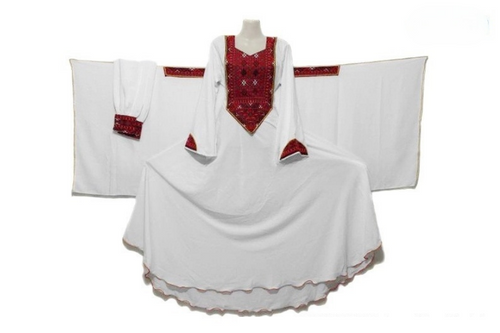 Afghan Persian Bridal White Gown
