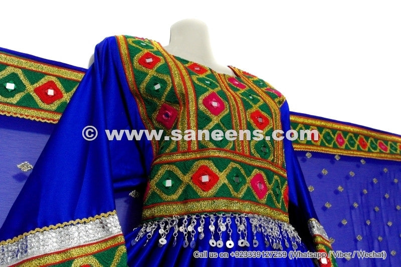 mirrors work afghan women formal clothes