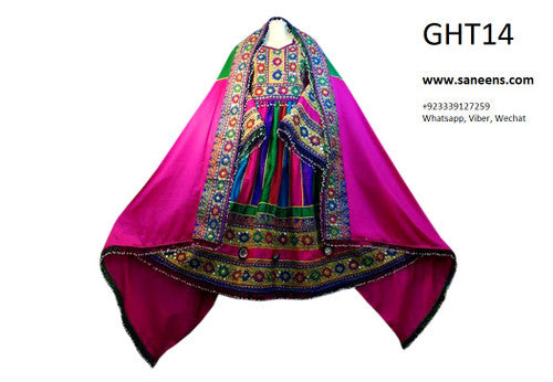 Afghani Bridal Hand Embroidered Dress