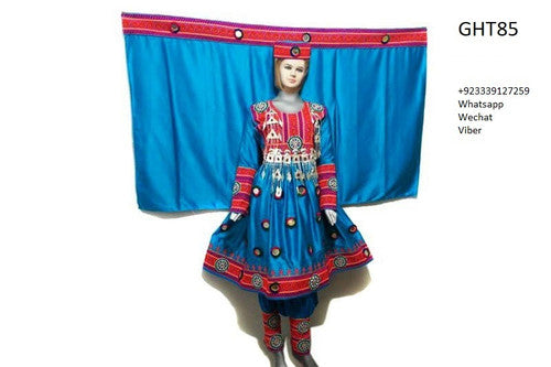 Afghan Bride Blue Frock