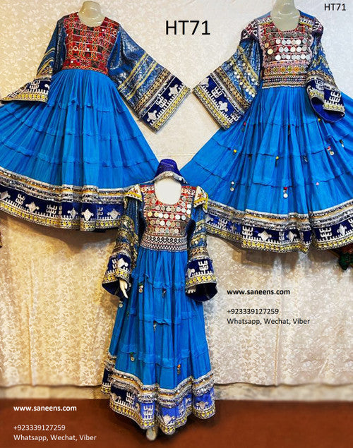 Afghan Hand Made Embroidered Dress