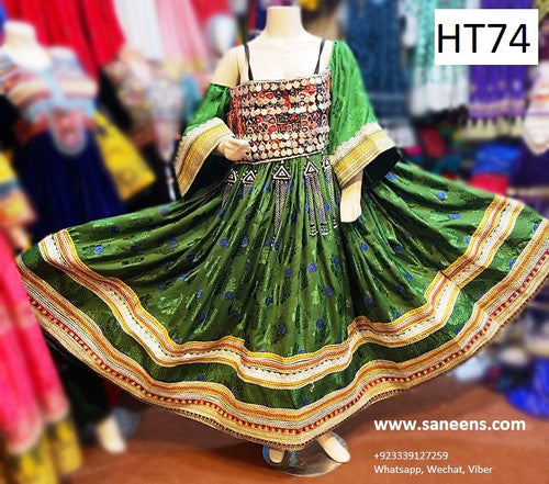 Afghan Embroidered Frock Dress