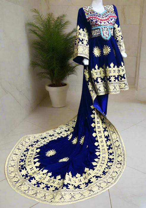 afghan clothes in long tail design