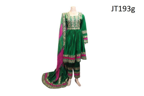 Elegant Afghan Bridal Dress