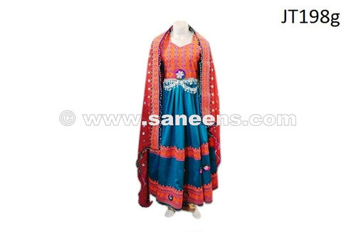 Afghan Bridal Embroidered Dress