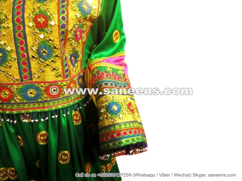 mirrors work afghan wedding costumes