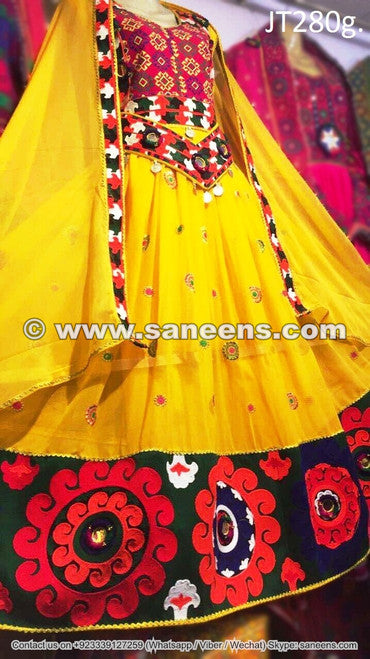 Afghan Clothes In Yellow Color