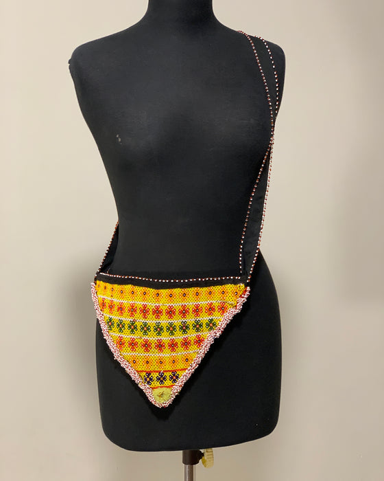 Afghan Tribal Beaded Bag