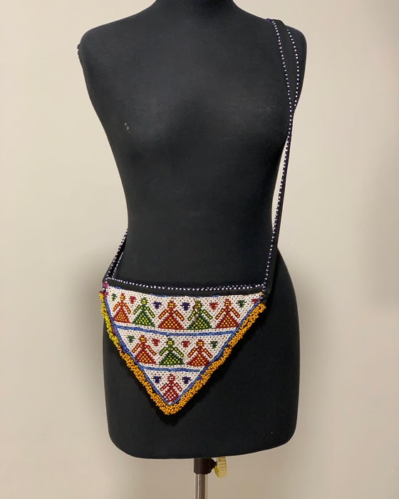 Afghan Beaded Crossbody Pouch