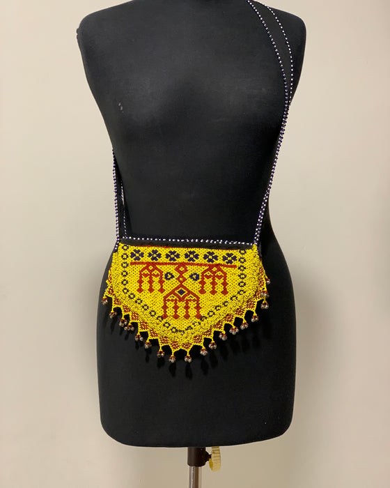 Afghan Nomadic Beaded Pouch