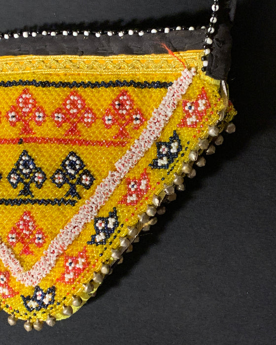 Afghan Crocheted Bead Pouch
