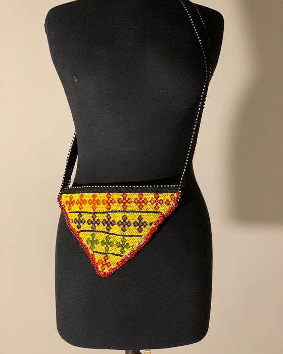 Ethnic Colorful Beaded Purse