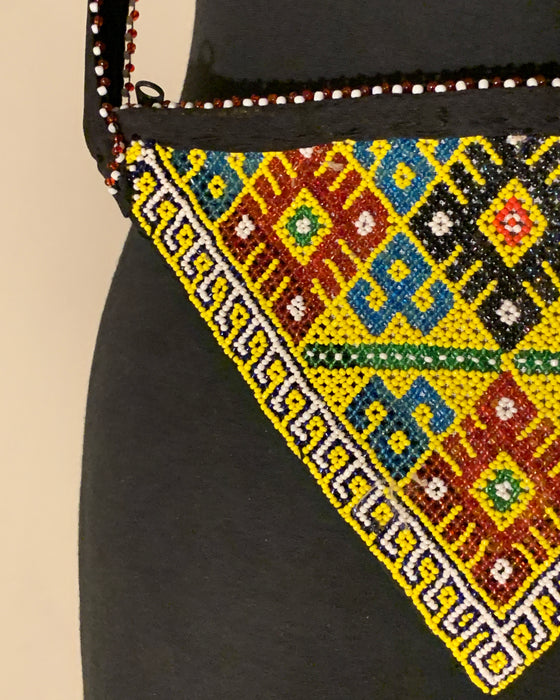 Afghan Folk Beaded Purse