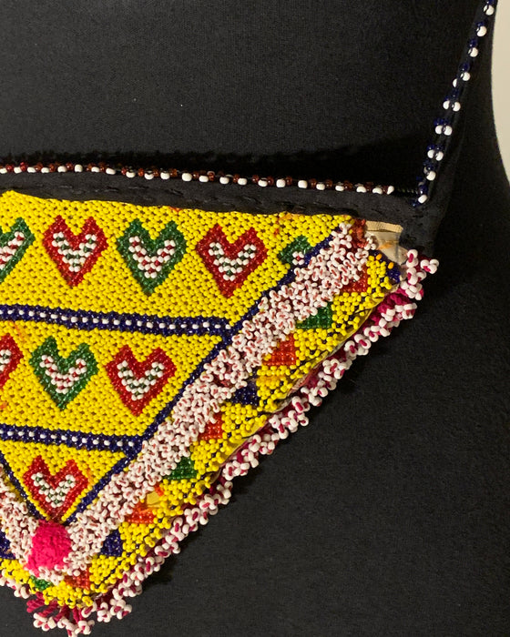 Pashtun Folk Beaded Satchel