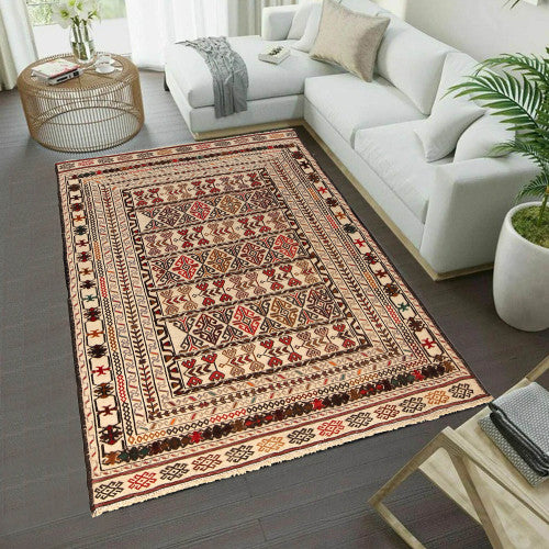 Timeless Afghan Soumak Kilims Crafted by Generations of Artisans