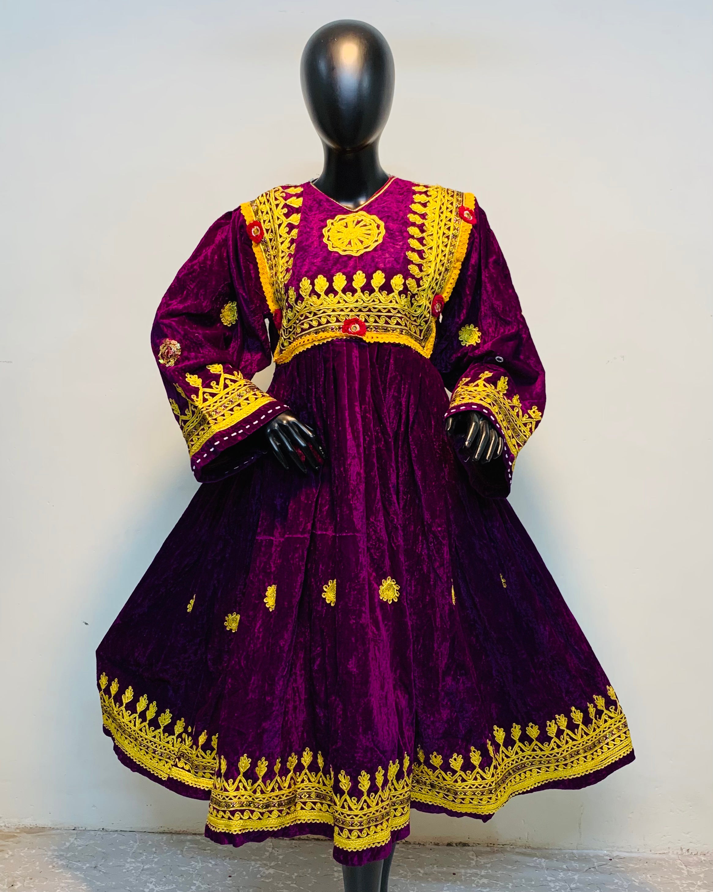 Pashtun Vintage Velvet Frock Pashtun Vintage Velvet Frock