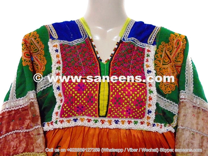 kuchi ladies vintage dresses with beads work