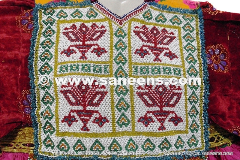 nomad artwork dresses with beads work