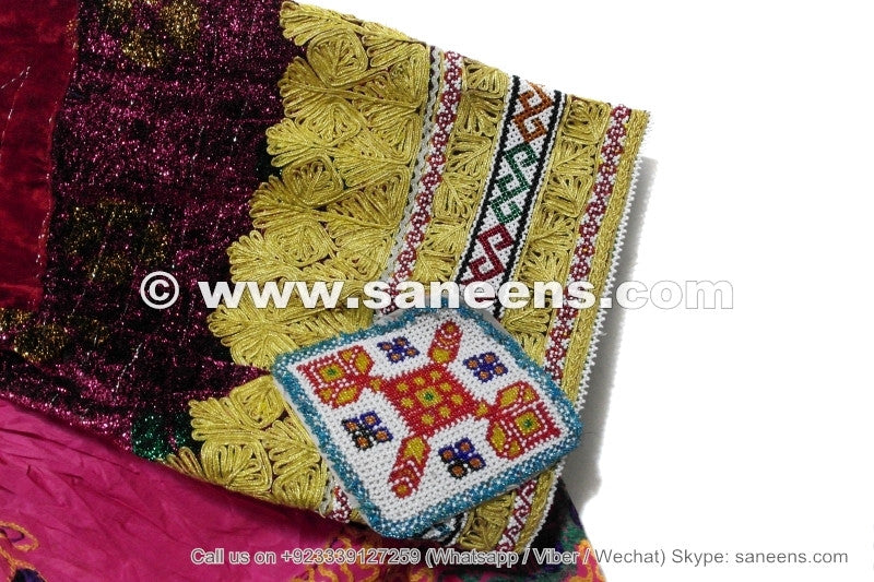ethnic tribal frocks with beaded medallions