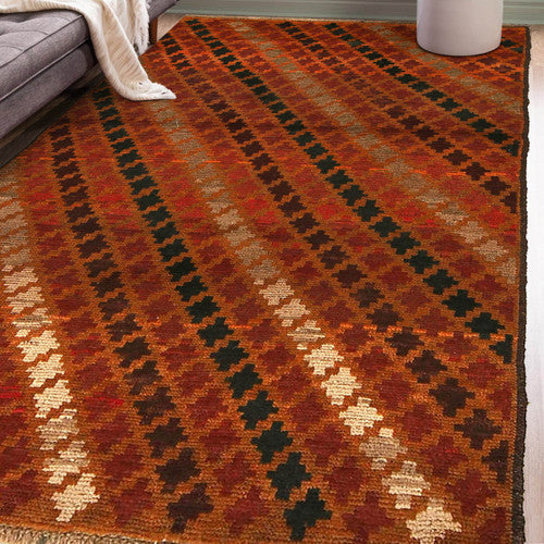 Unique Baloch Afghan Wool Rug Handcrafted Tribal Art