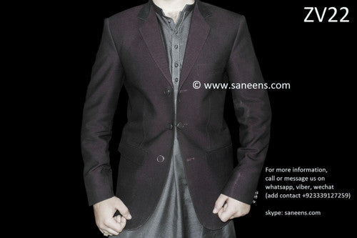 Traditional Afghan Men's Coat – Handmade Gray Wool Overcoat