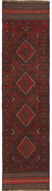 Afghanistan Hand Knotted Pashtun Runner Rug For Home Décor Wool Area