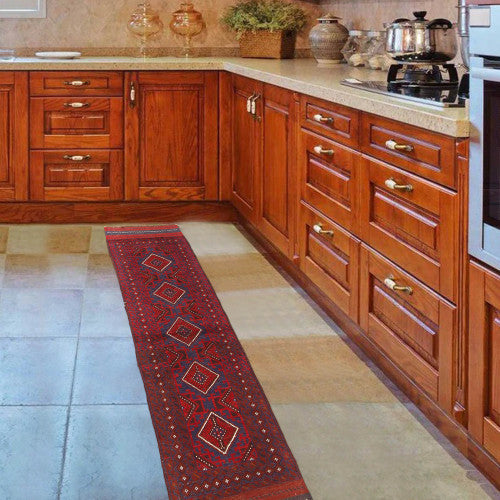 Hand Made Tribal Mashwani Kilim Wool Area Runner Rug