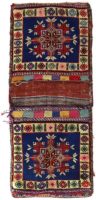 Pashtun Saddle Bag Hand Made Artisan Women Woolen Area Rug