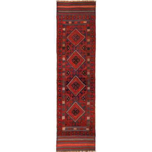 Hand Knotted Runner Rug Traditional Crafts Wool Area Rug For Home Décor