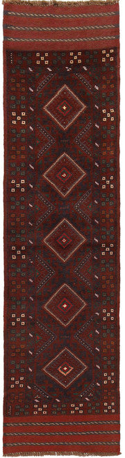 Afghan Culture Hand Knotted Pashtun Runner Rug Traditional For Home Décor