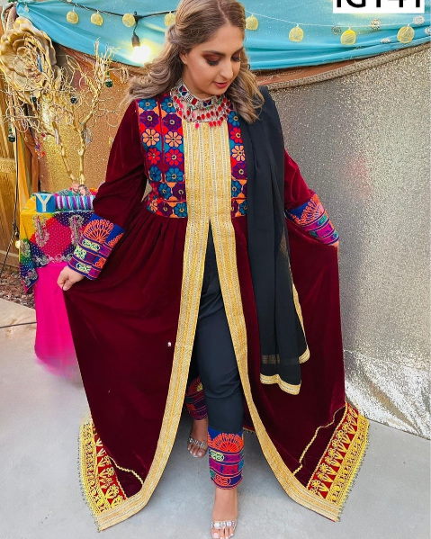 sachin and babi light blue dress Venetian Embroidered Dress Coat by Metamorphose Temps de Fille main image 1