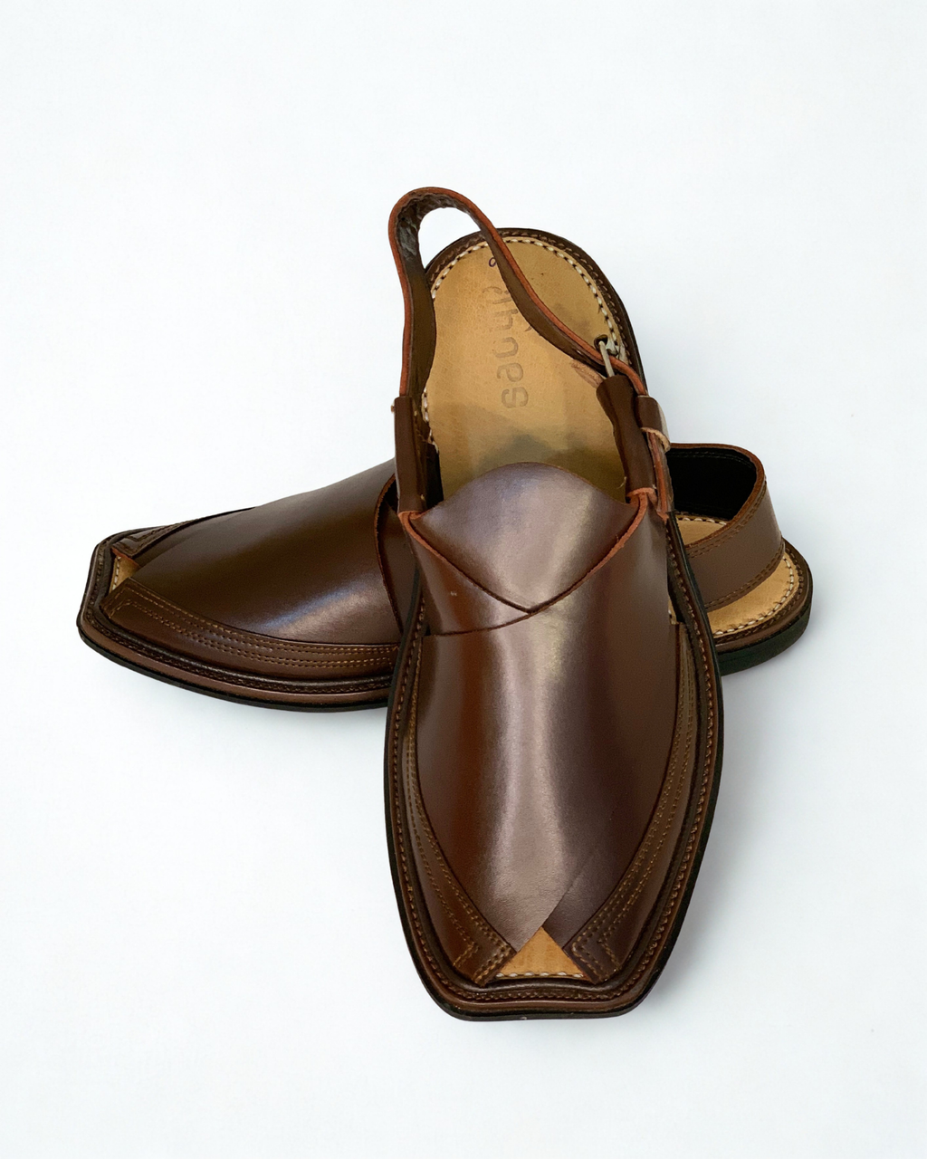 Handmade Leather Peshawari Chappal