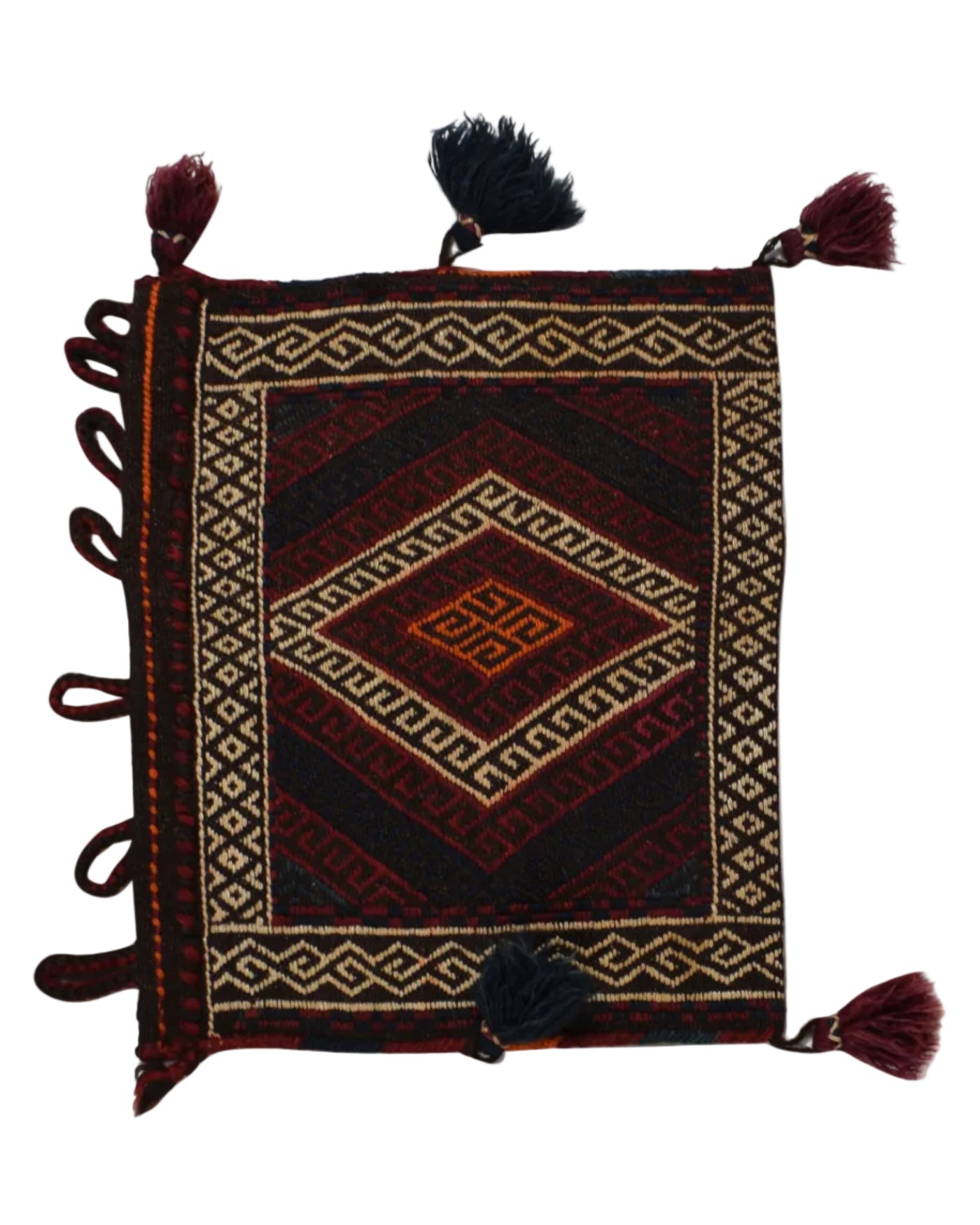 Afghan Carpet Weave Cushion 1.1x1.4 ft