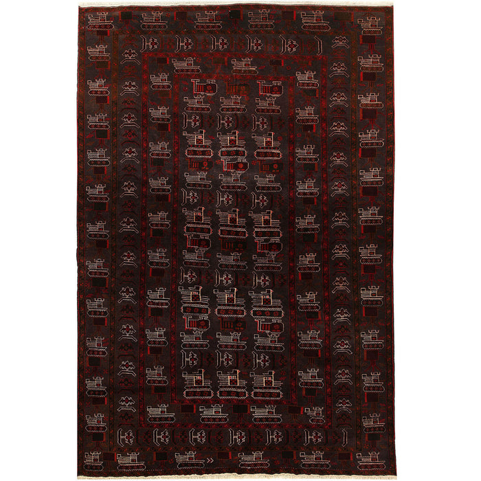 afghan war rug, handmade asian rug
