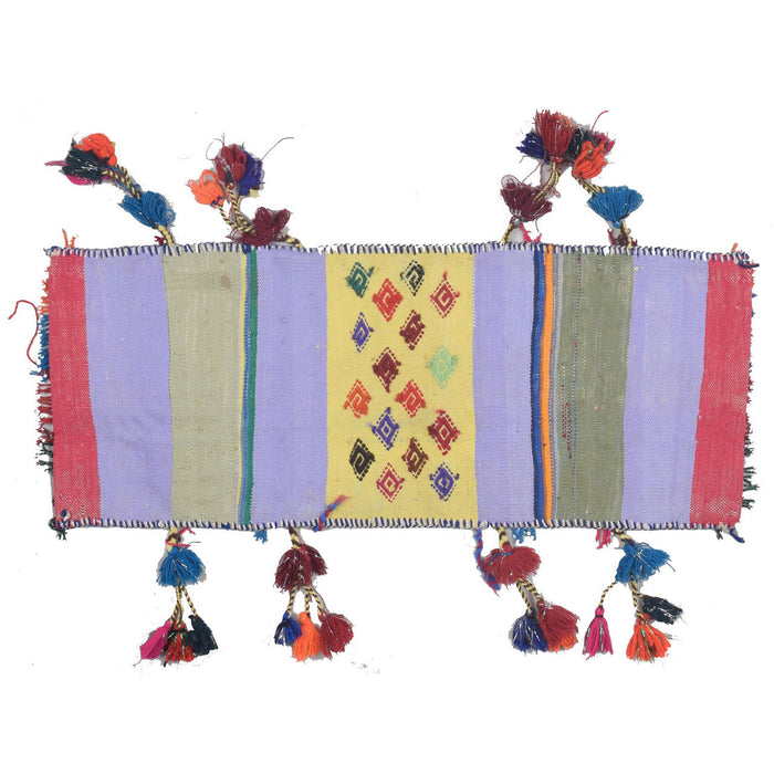 Knotted Saddle Bag, Pashtun, Hand-Knotted, Home Décor, 