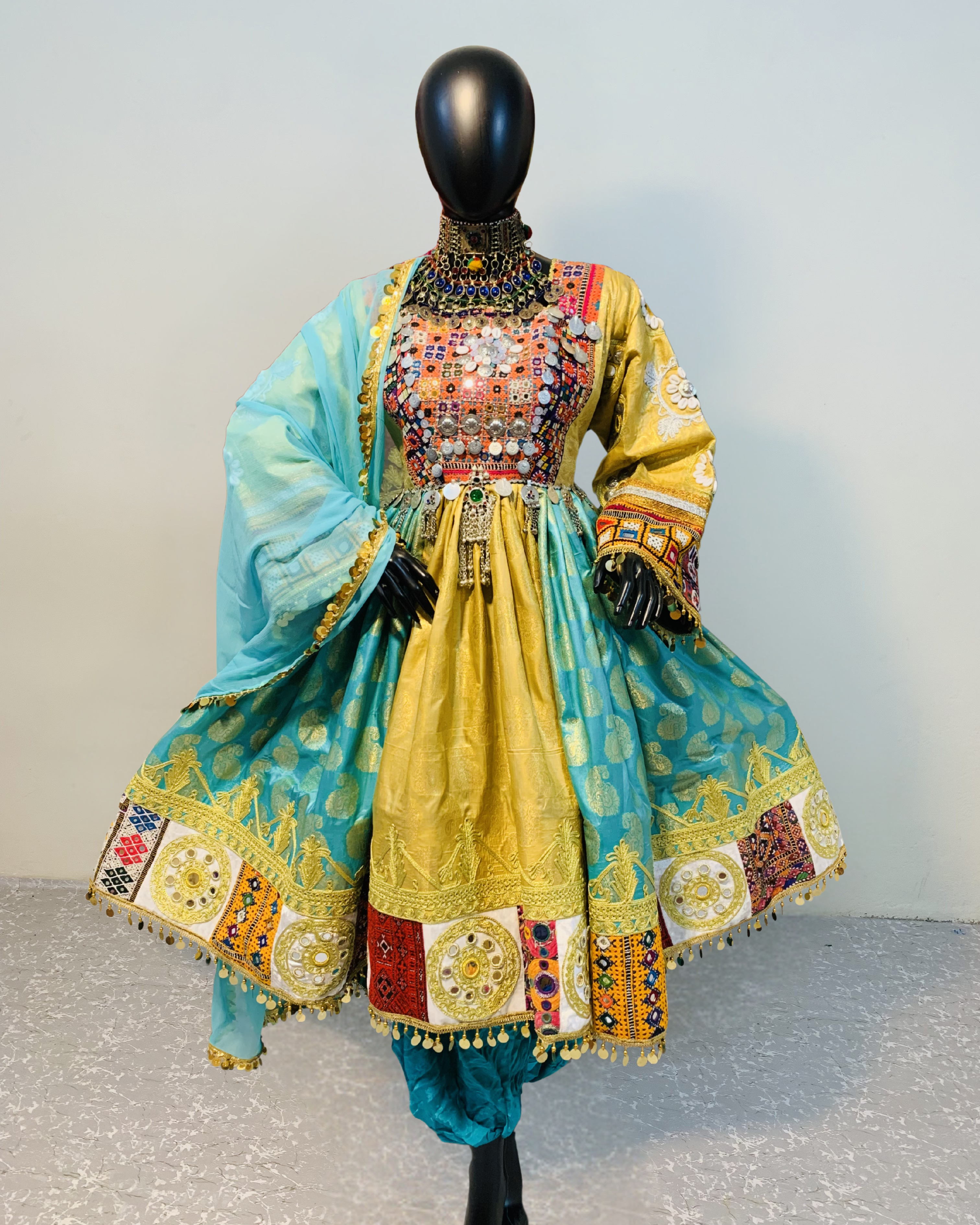 Bridal Frock with Hand-Embroidered