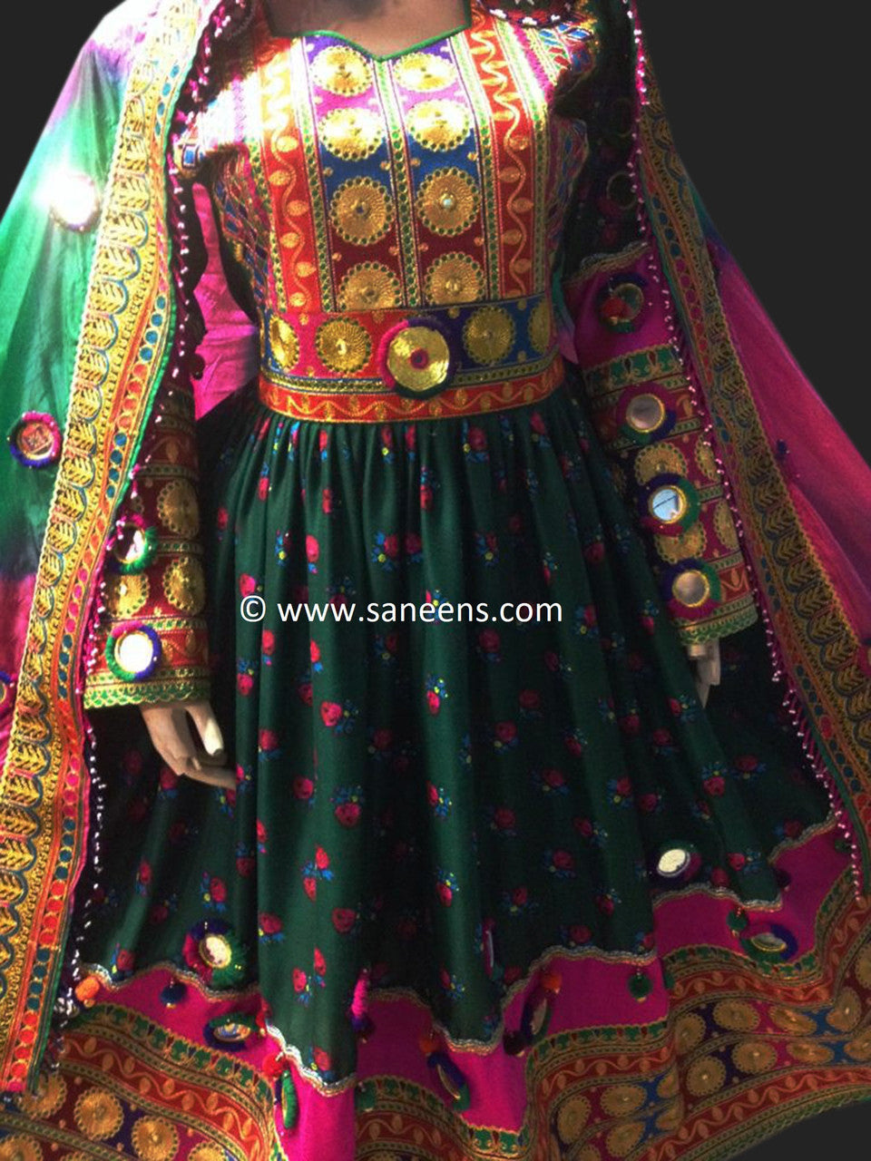 new online bridesmaids clothes for nikkah in green color