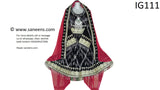 New Afghan fashion traditional bridal nikkah black  dress