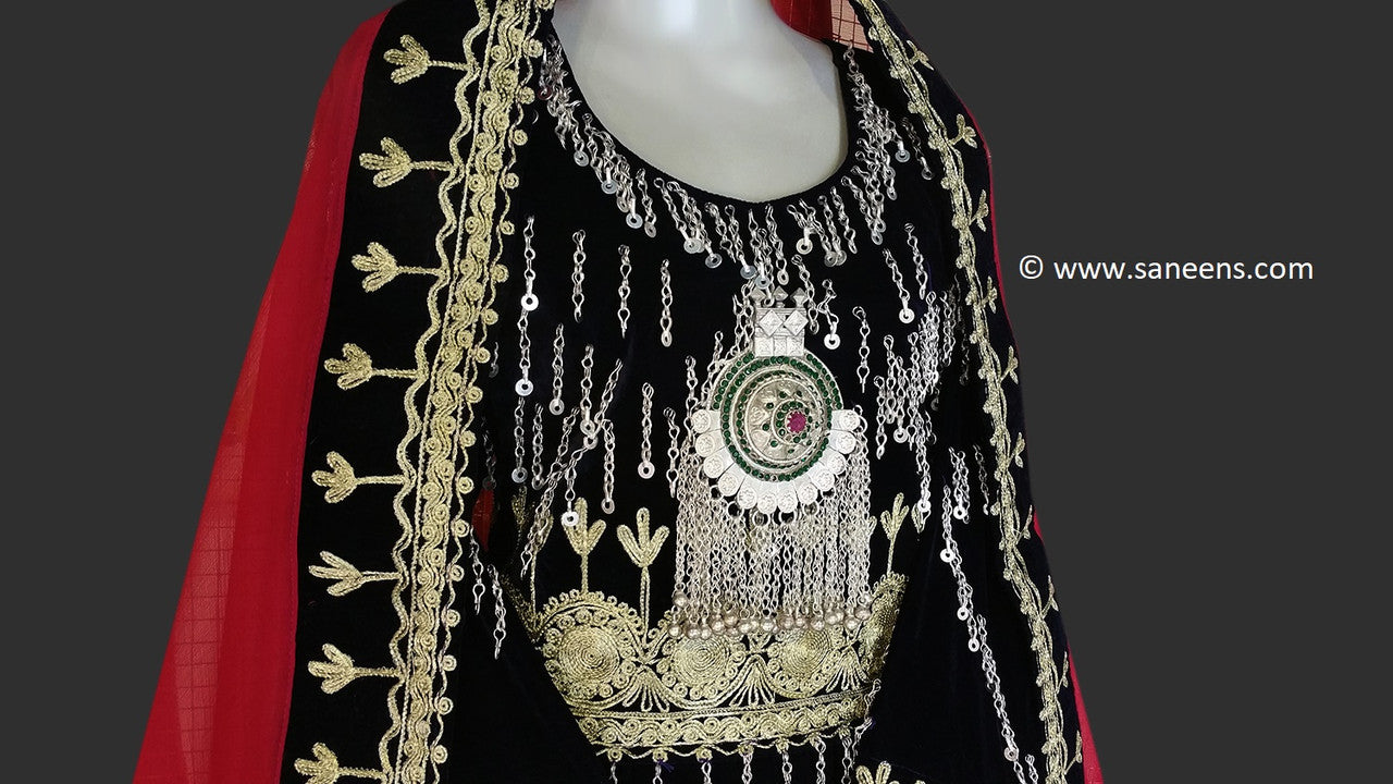 boho fashionable trendy long black frocks