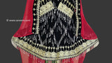 New Afghan fashion traditional bridal nikkah black  dress