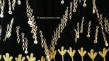 New Afghan fashion traditional bridal nikkah black  dress